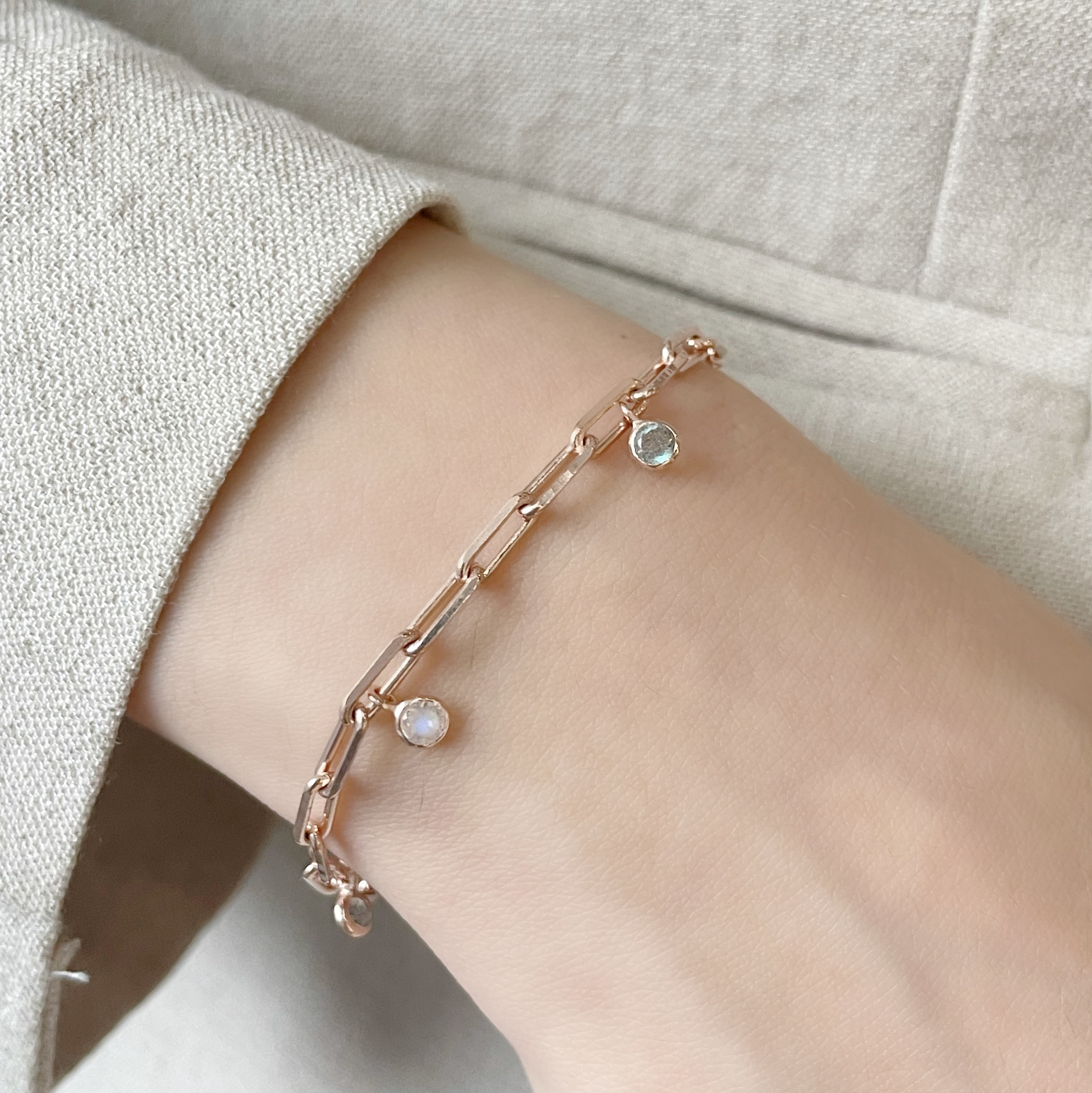 Heavy Long Box小圓月光拉長手鏈