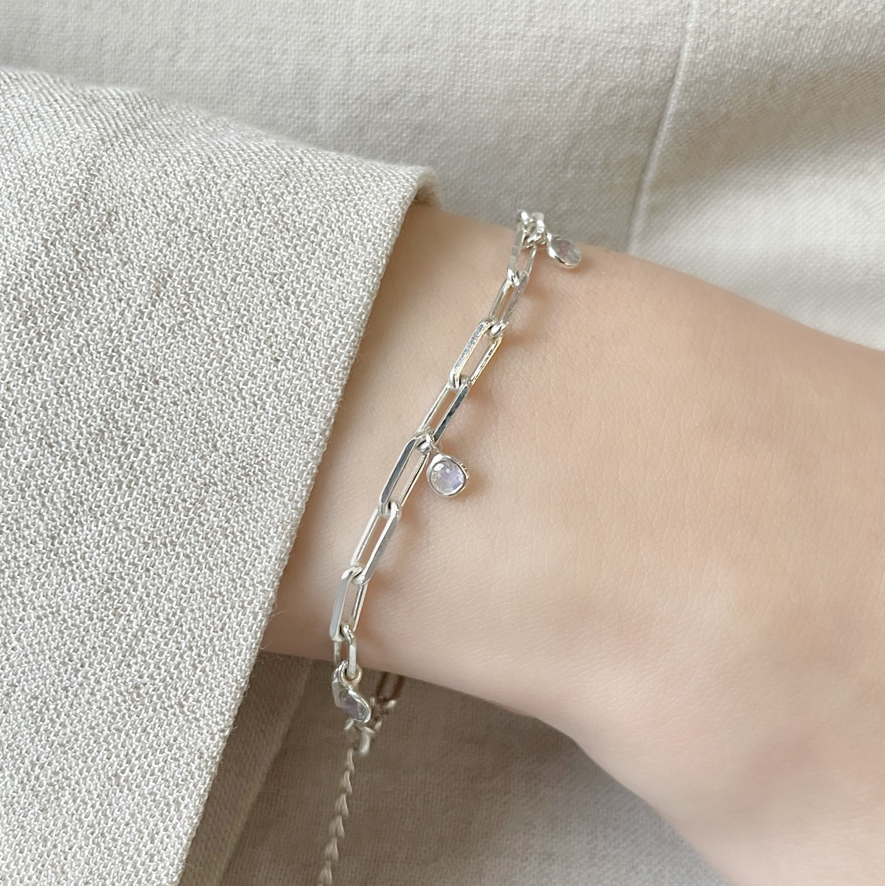 Heavy Long Box小圓月光拉長手鏈