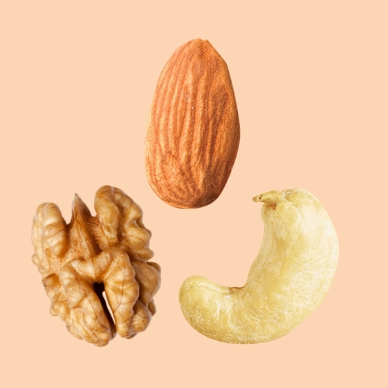 混合堅果:杏仁果+腰果+核桃