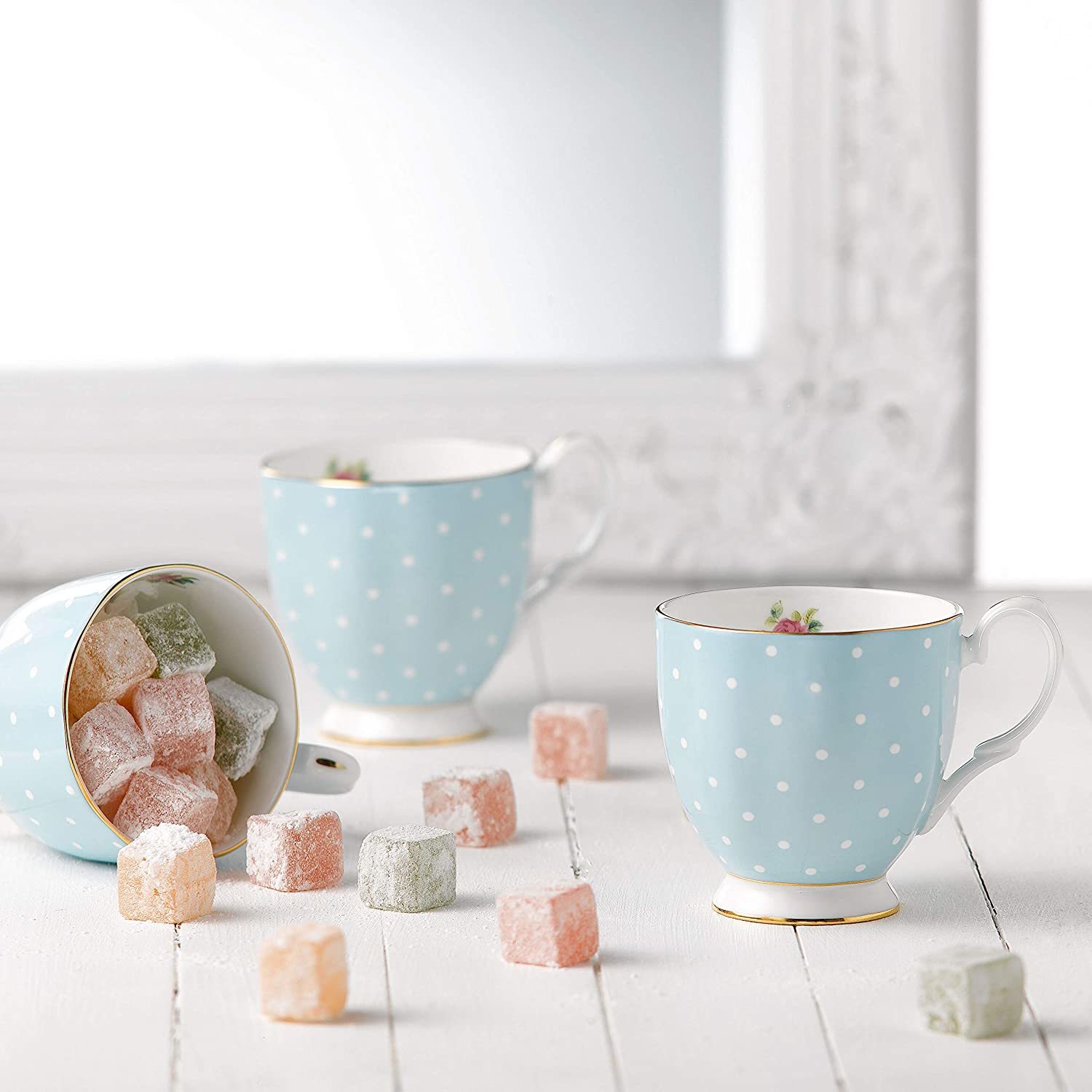 Royal Albert Polka Blue Mug