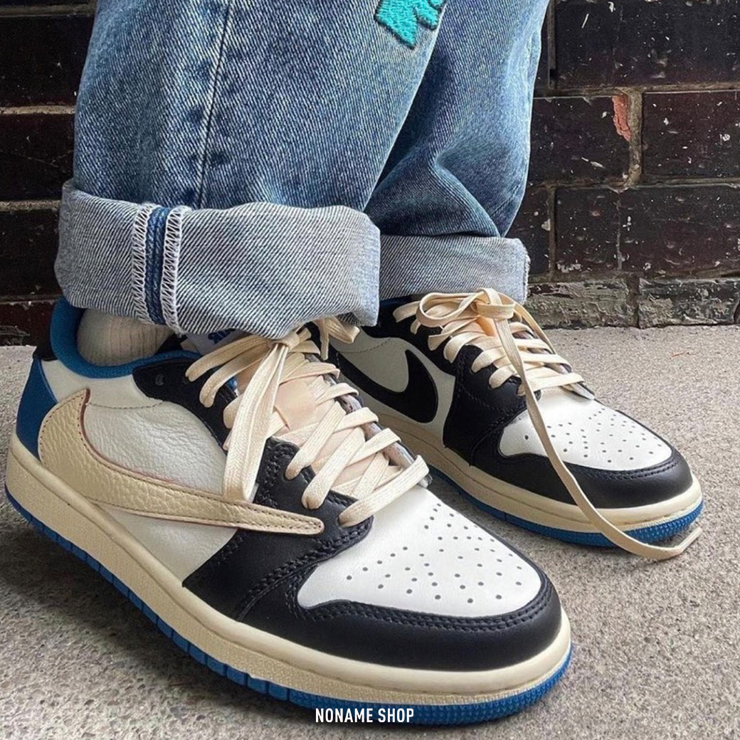 FRAGMENT DESIGN X TRAVIS SCOTT X AIR JORDAN 1 RETRO LOW