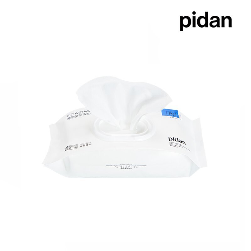 pidan | 貓咪狗狗專用濕紙巾 -3包入(80抽/1包）