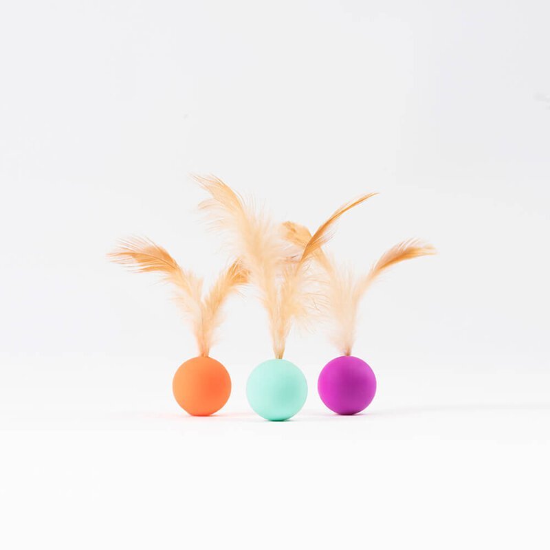 pidan - 彈跳球玩具 (三入組)