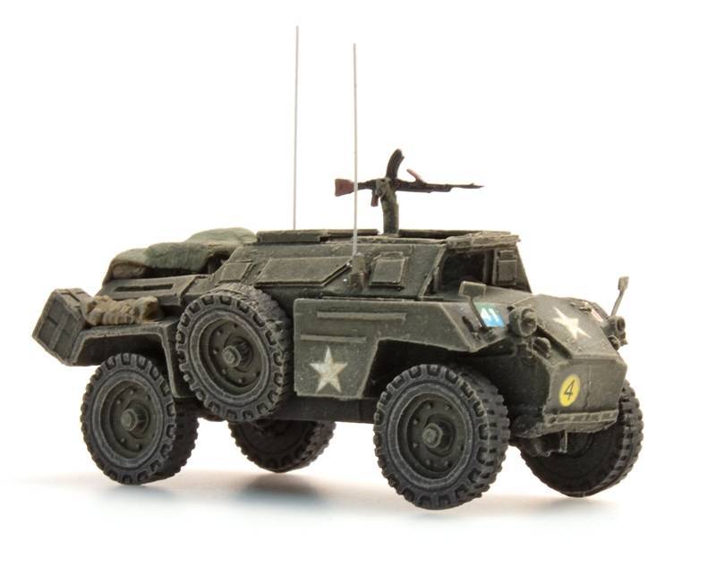 Artitec 387.121 HO規 UK Mk I Bren gun Humber Scout Car 偵查車