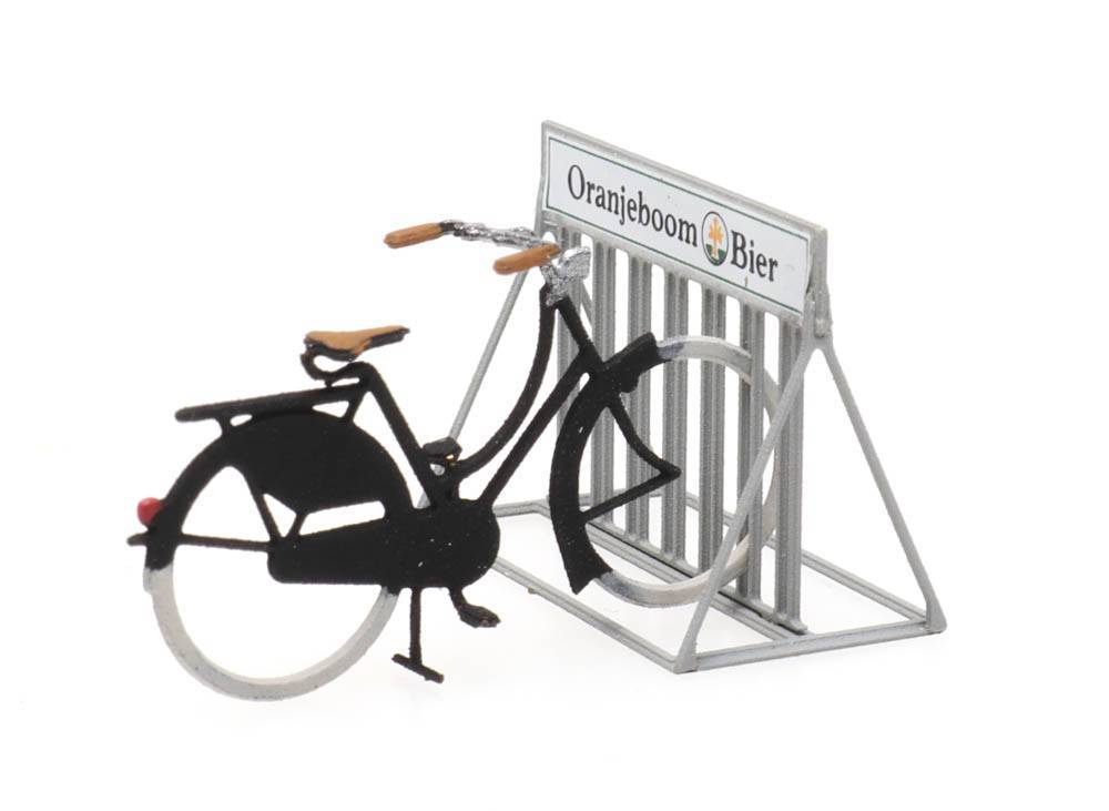 Artitec 387.272 HO規 Bicycle rack Oranjeboom bier 自行車和自行車架