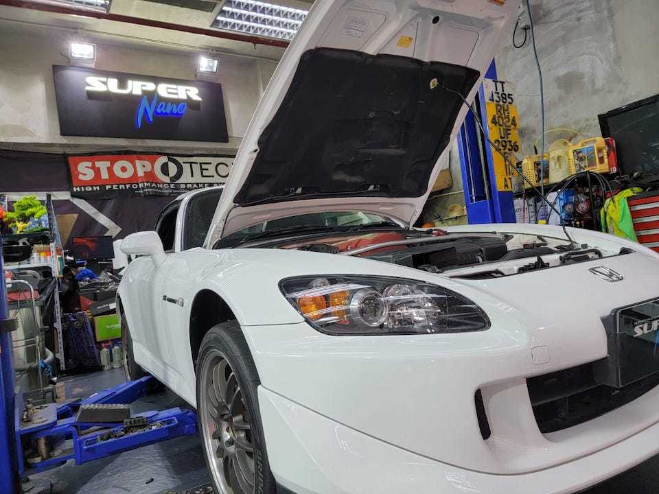 本田 honda s2000 super nano 引擎修復劑 換油