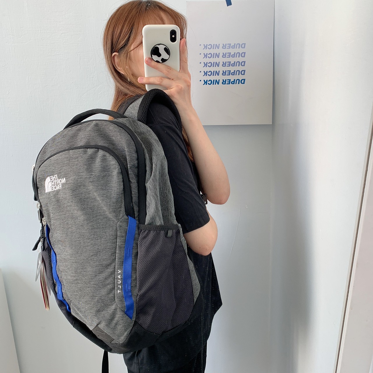 THE NORTH FACE 後背包 灰藍