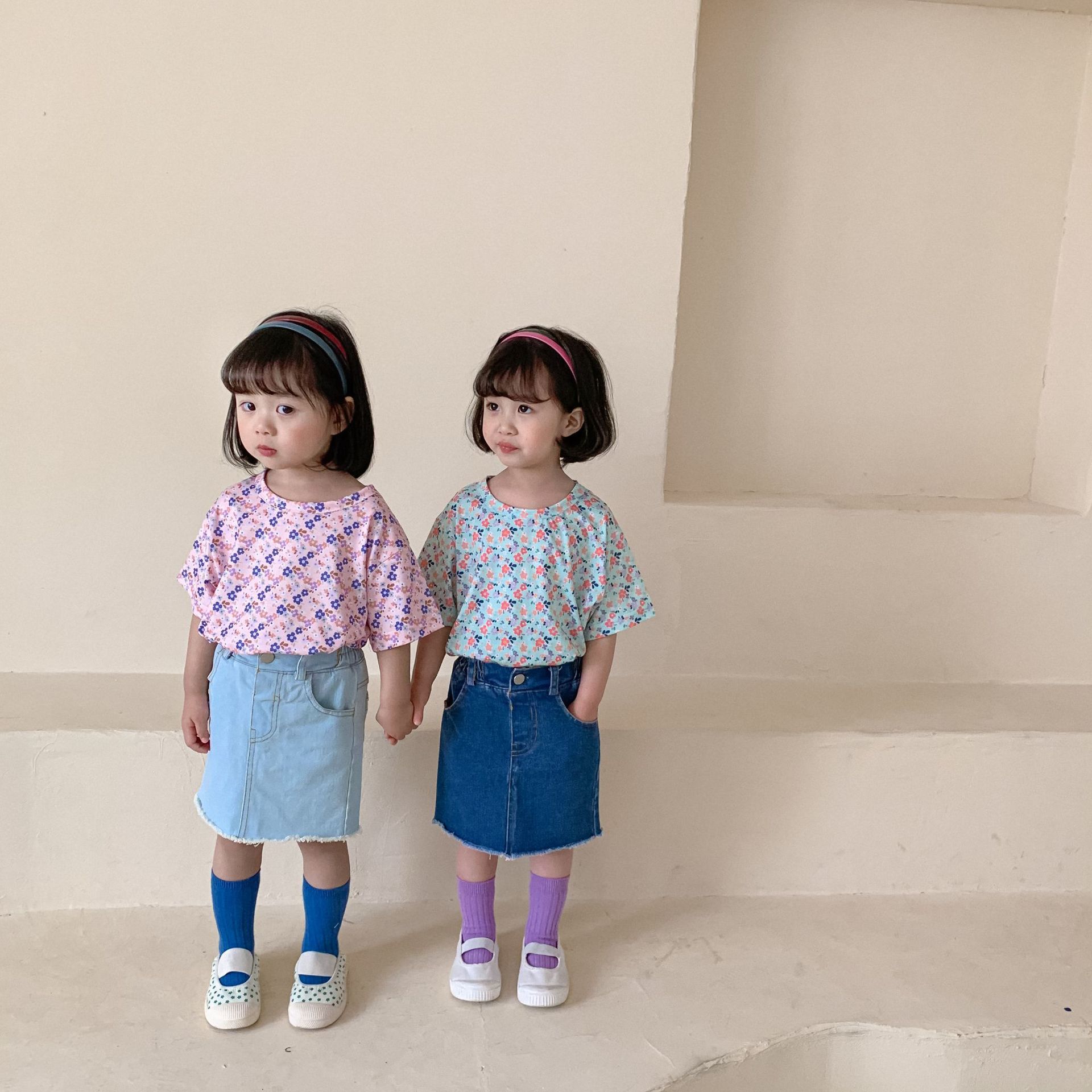 現貨 110cm 彈力直筒牛仔裙 2色