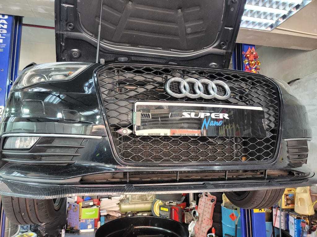 黑色 奧迪 black Audi TT  Super Nano 引擎修復劑 火炭 浚車汽車 換油 機油
