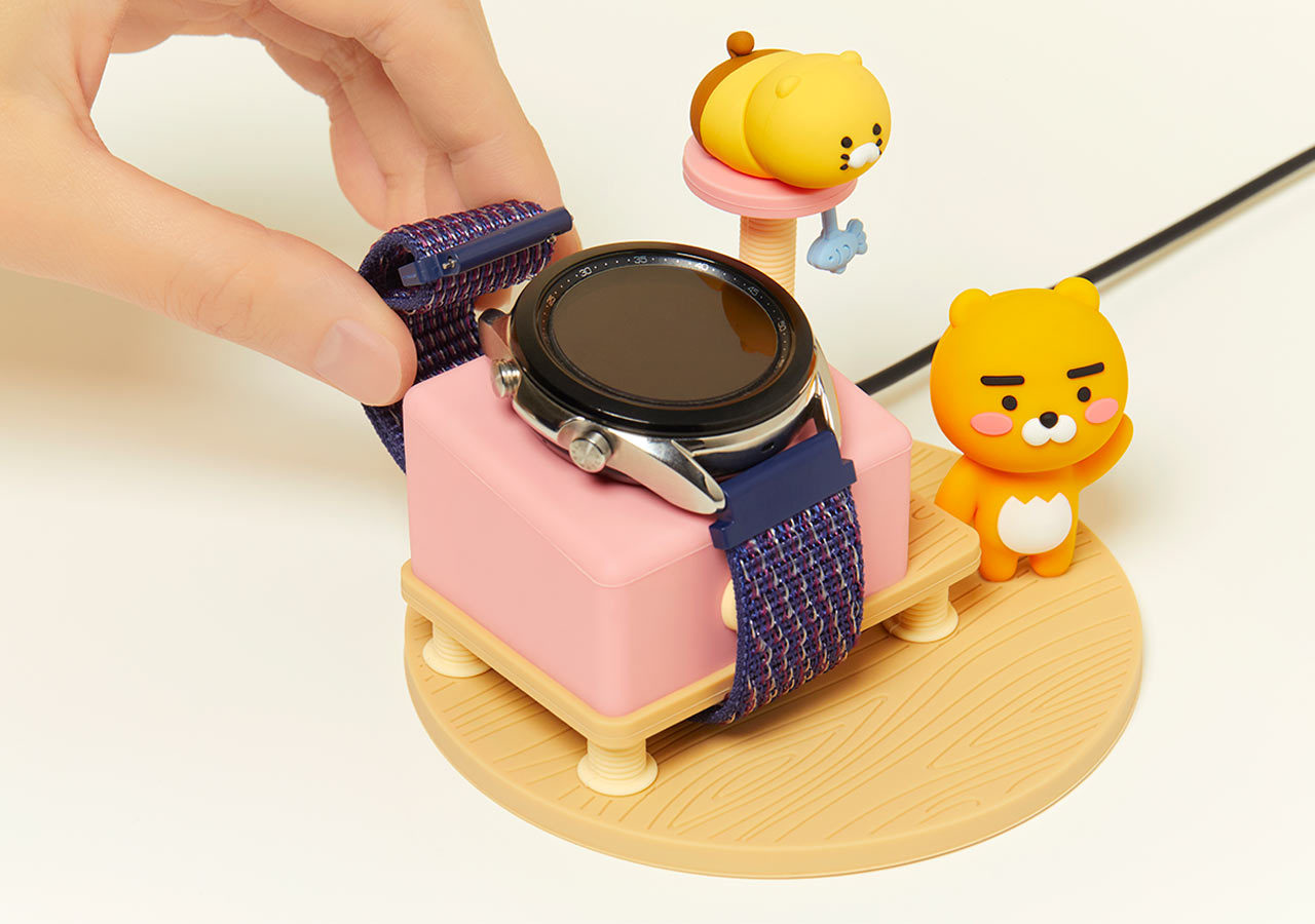 KAKAO FRIENDS  Apple Watch 充電放置座 萊恩 春植 Apeach