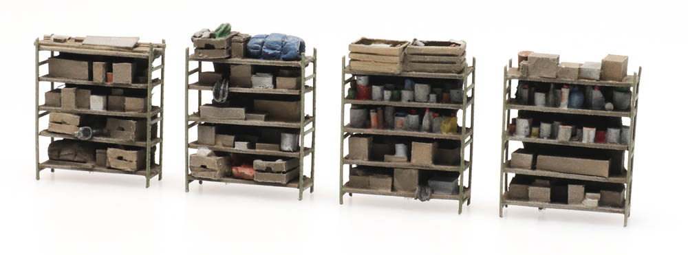 Artitec 387.434 HO規 4 storage shelves 儲物架.4個