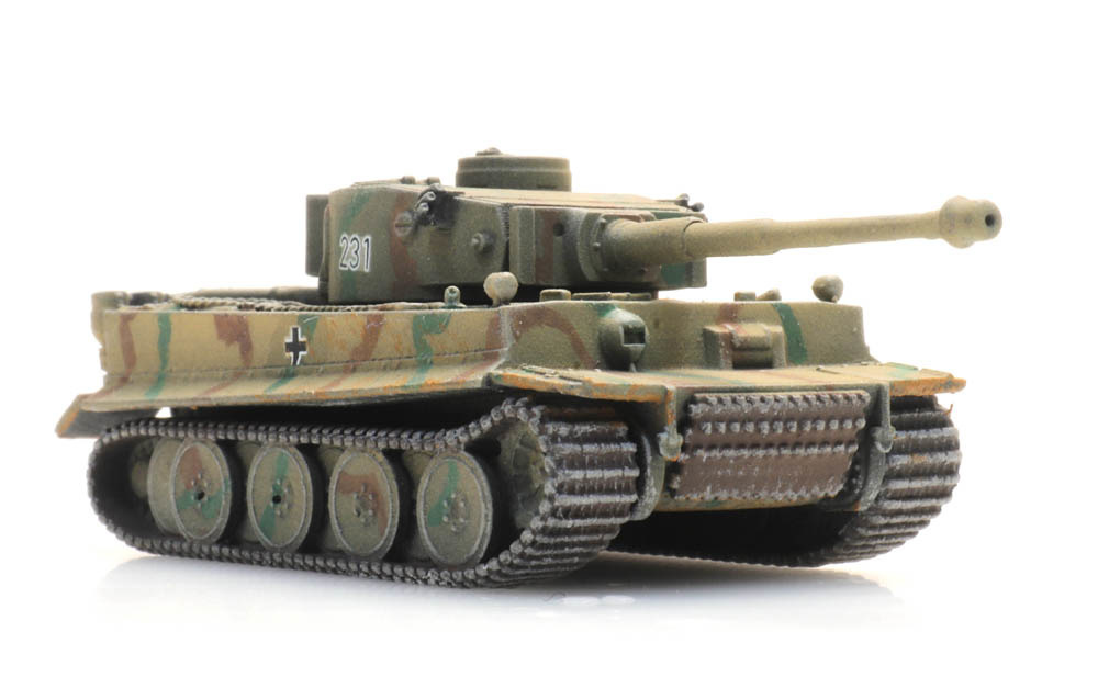 Artitec 6160094 N規 Tiger I gelb Eisenbahntransport 虎式坦克