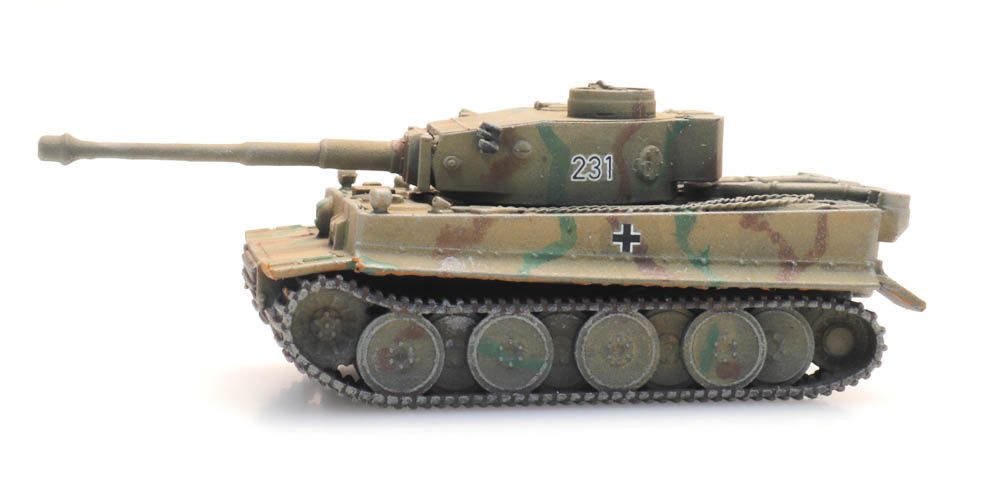 Artitec 6160094 N規 Tiger I gelb Eisenbahntransport 虎式坦克