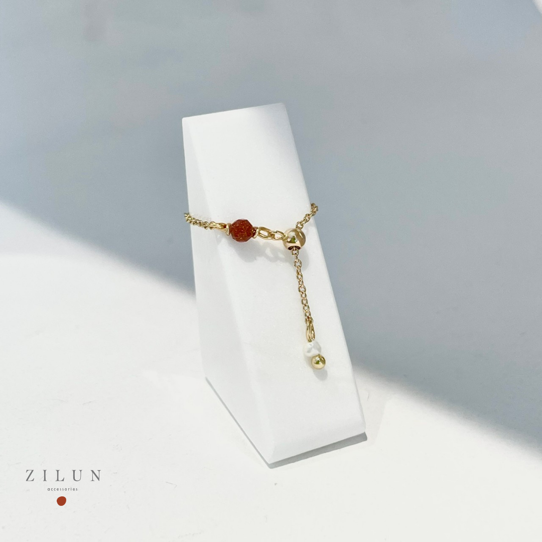 │輕奢│一抹奢華 • 可調式鍊戒 • 戒指 • 14K注金 • 14kgf