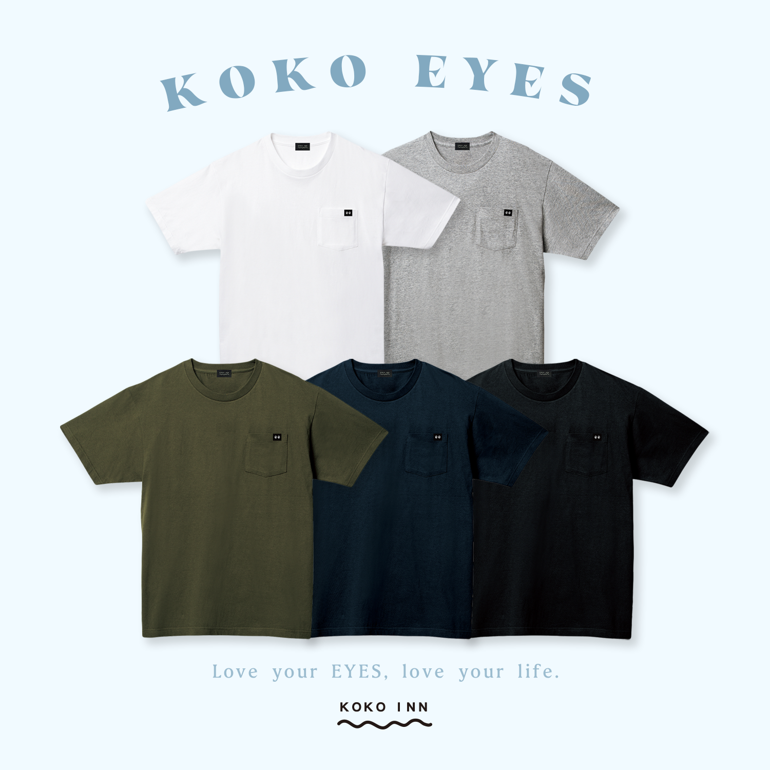 KOKO EYES 口袋短袖T