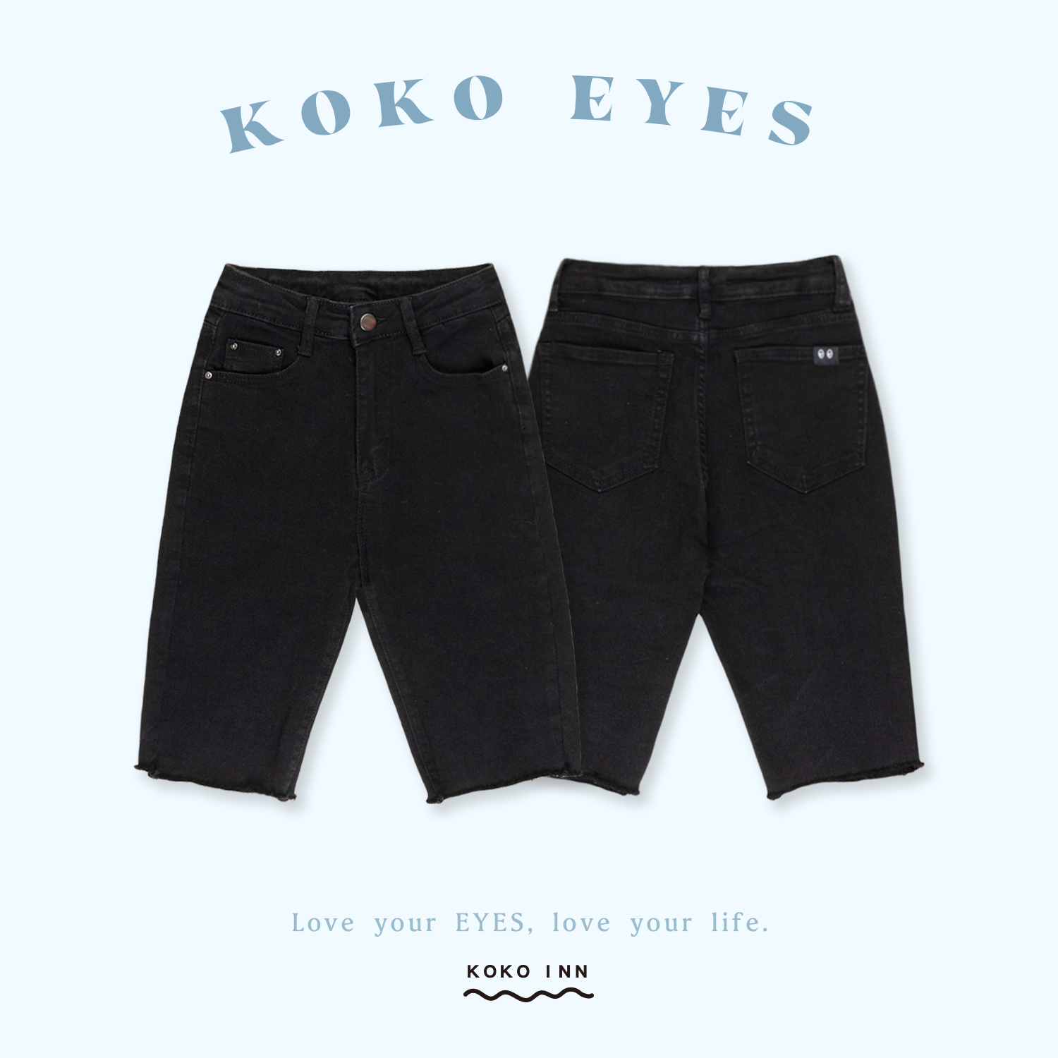 KOKO EYES 黑色彈力馬褲
