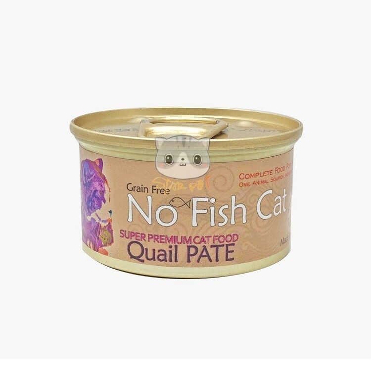No Fish Cat Quail Pate Cat Canned 85g