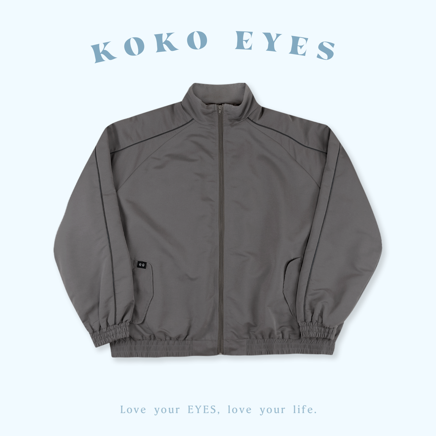 KOKO EYES 機能反光條尼龍寬鬆外套