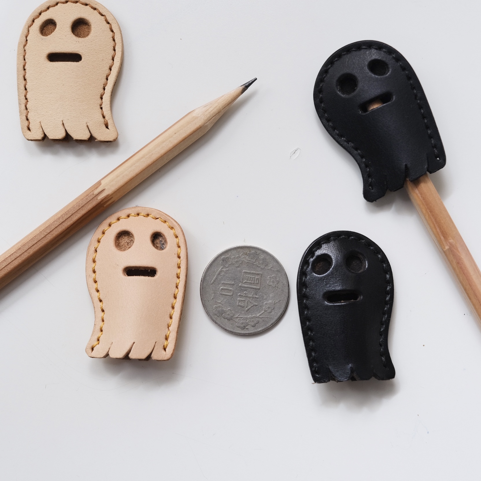 鬼東西 手工皮革鉛筆套 M.seed 手工皮革 (附鉛筆)