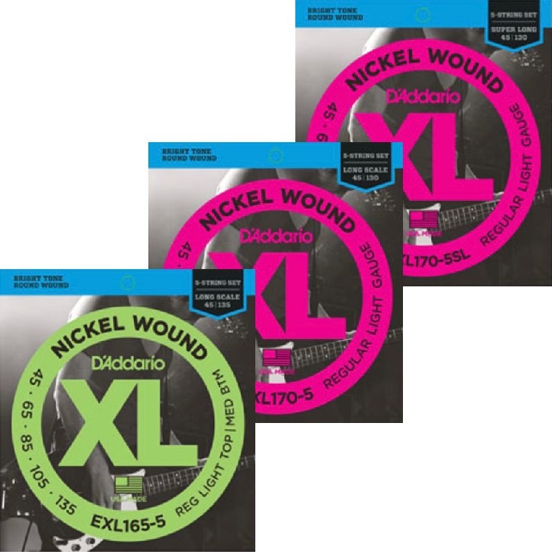 D'Addario Daddario EXL 系列 貝斯 5弦 — 三峽吉他 / Bass｜YA! 玩音樂