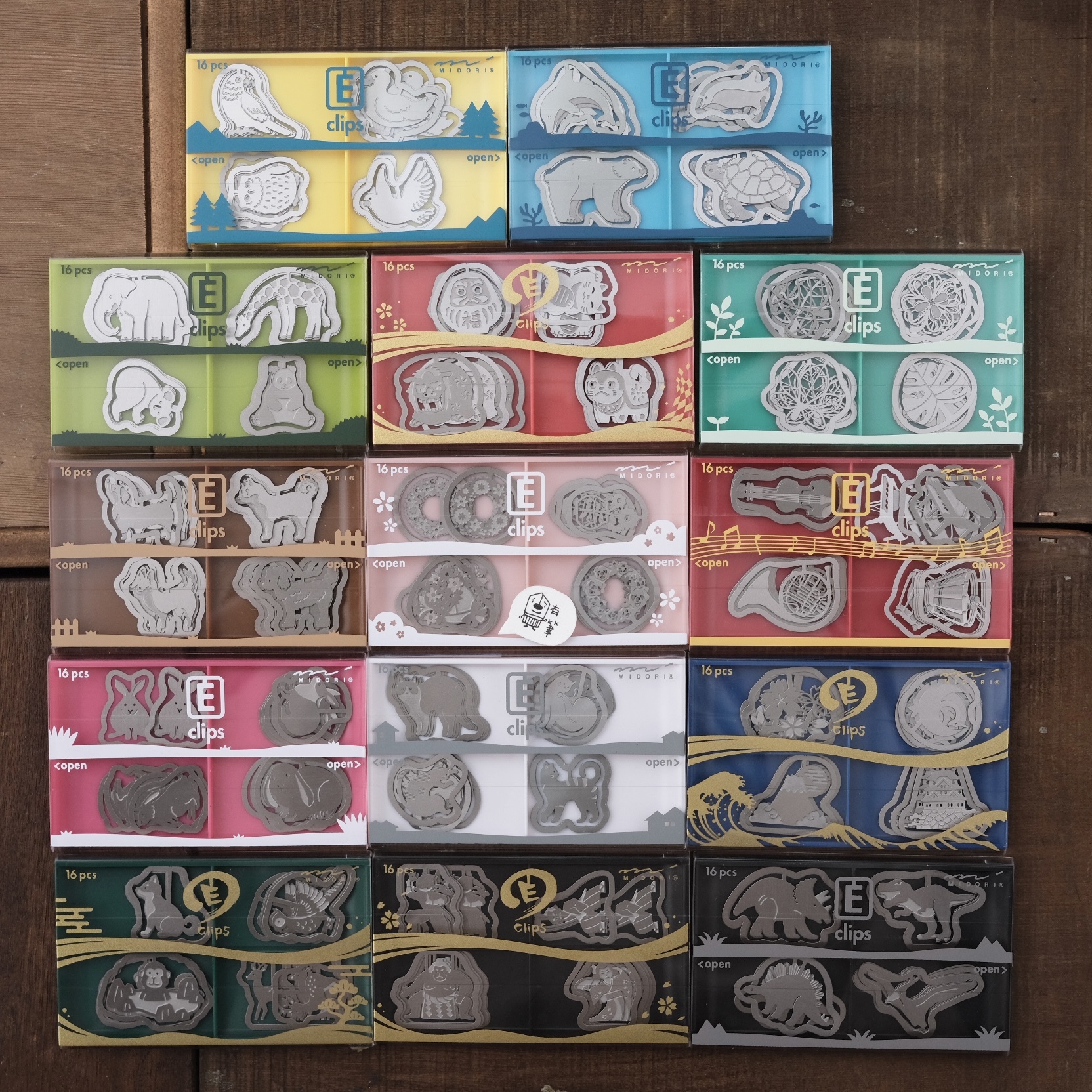 蝕刻迴紋針 蝕刻工藝造型書籤夾 MIDORI