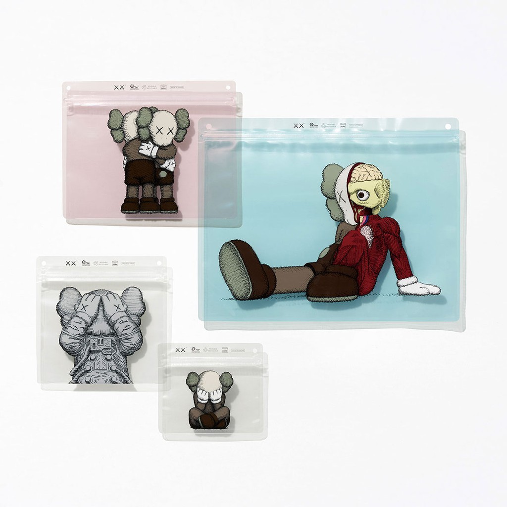 KAWS Pake® Set KAWS TOKYO FIRST 東京展覽限定 口罩 收納袋 夾鏈袋 糖果 密封袋 現貨