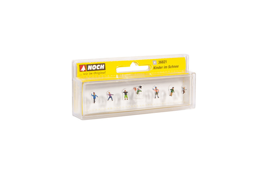 Noch 36821 N規 Children in the Snow 小孩玩雪.雪人