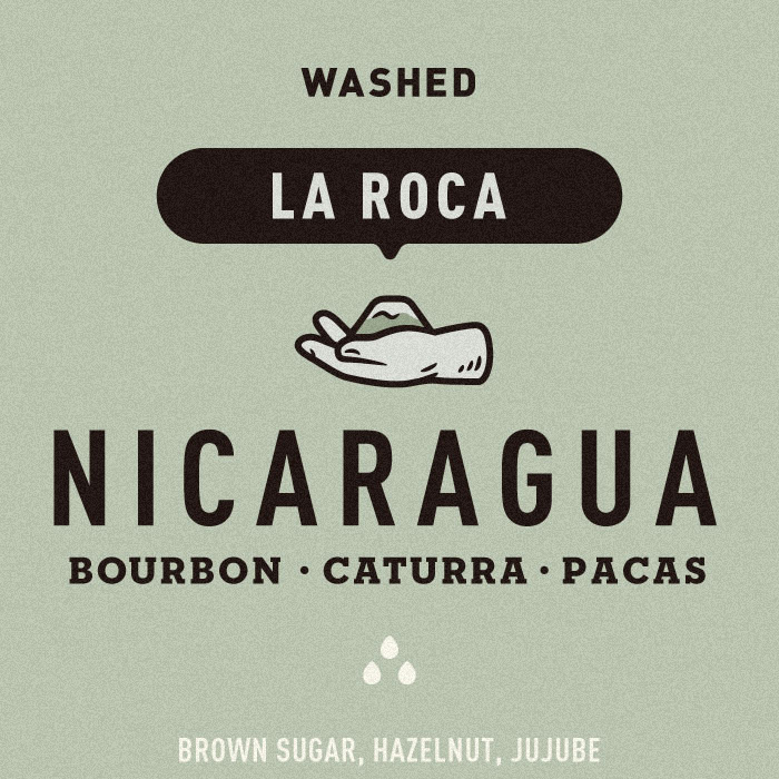Nicaragua, La Roca, Bourbon, Caturra, Paca, Washed