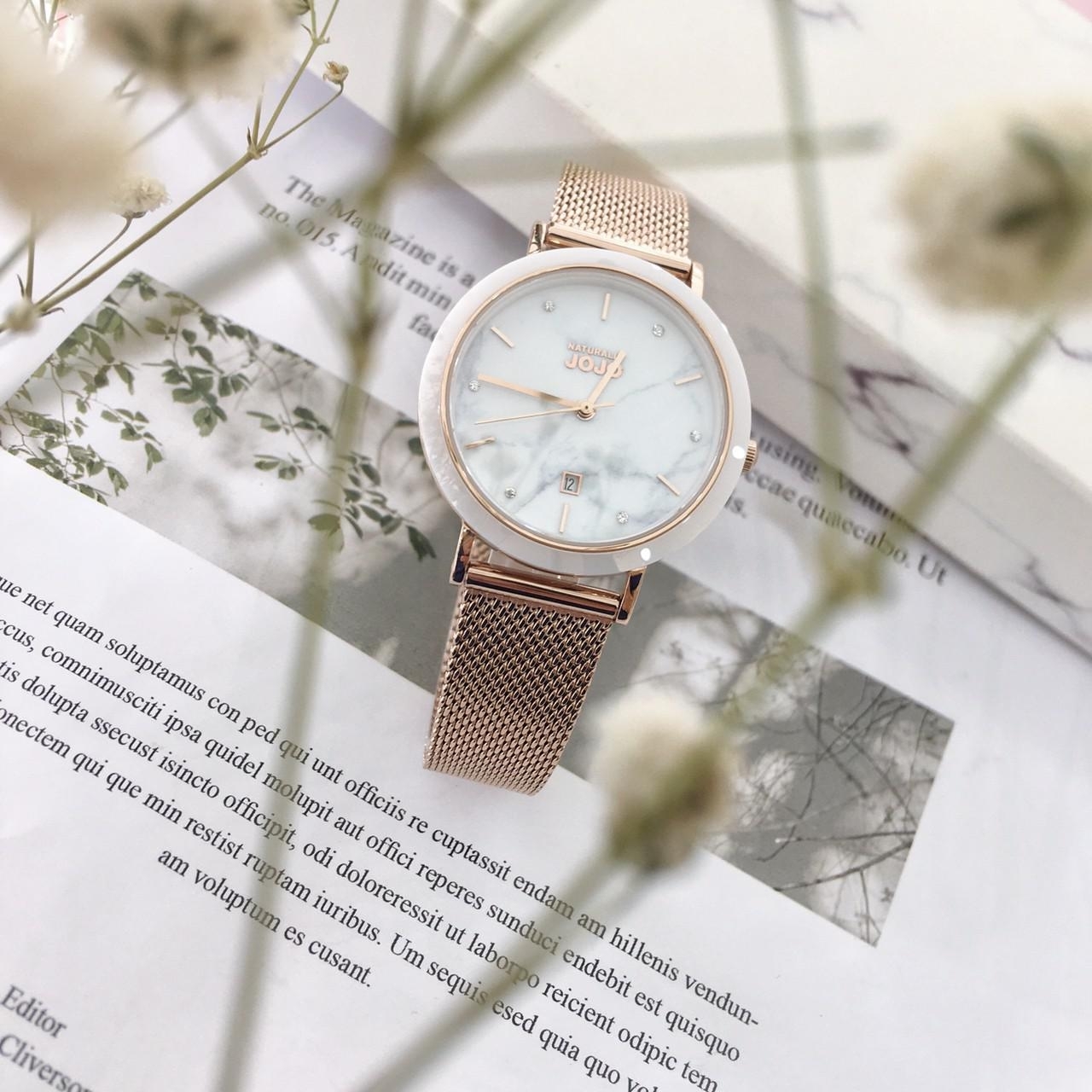 【NATURALLY JOJO】輕奢極簡時尚腕錶 JO96979-80R 34mm 現代鐘錶