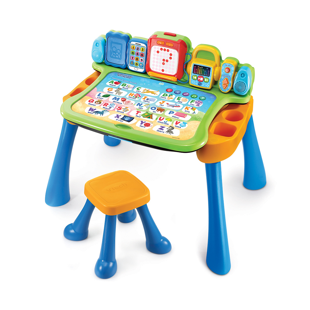 Vtech 4合1多功能互動學習點讀寫桌椅組(具備可擴充學習主題套卡功能)