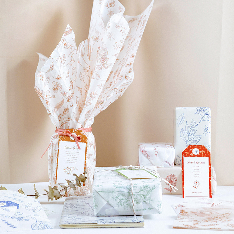 Paper Sense 紙感PAPER SENSE 植物美學系列 手工多用途包裝紙/防油紙(2組/4組)