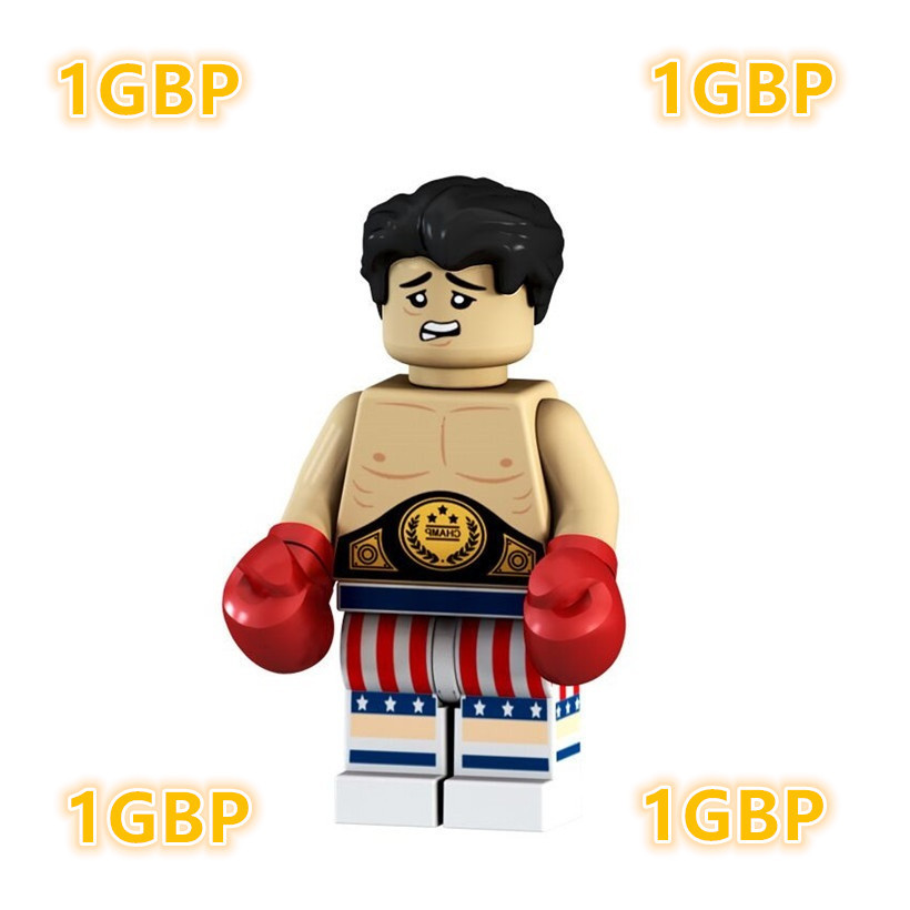 1GBP Special Offer:  Rocky Balboa Custom Minifigs PG1539