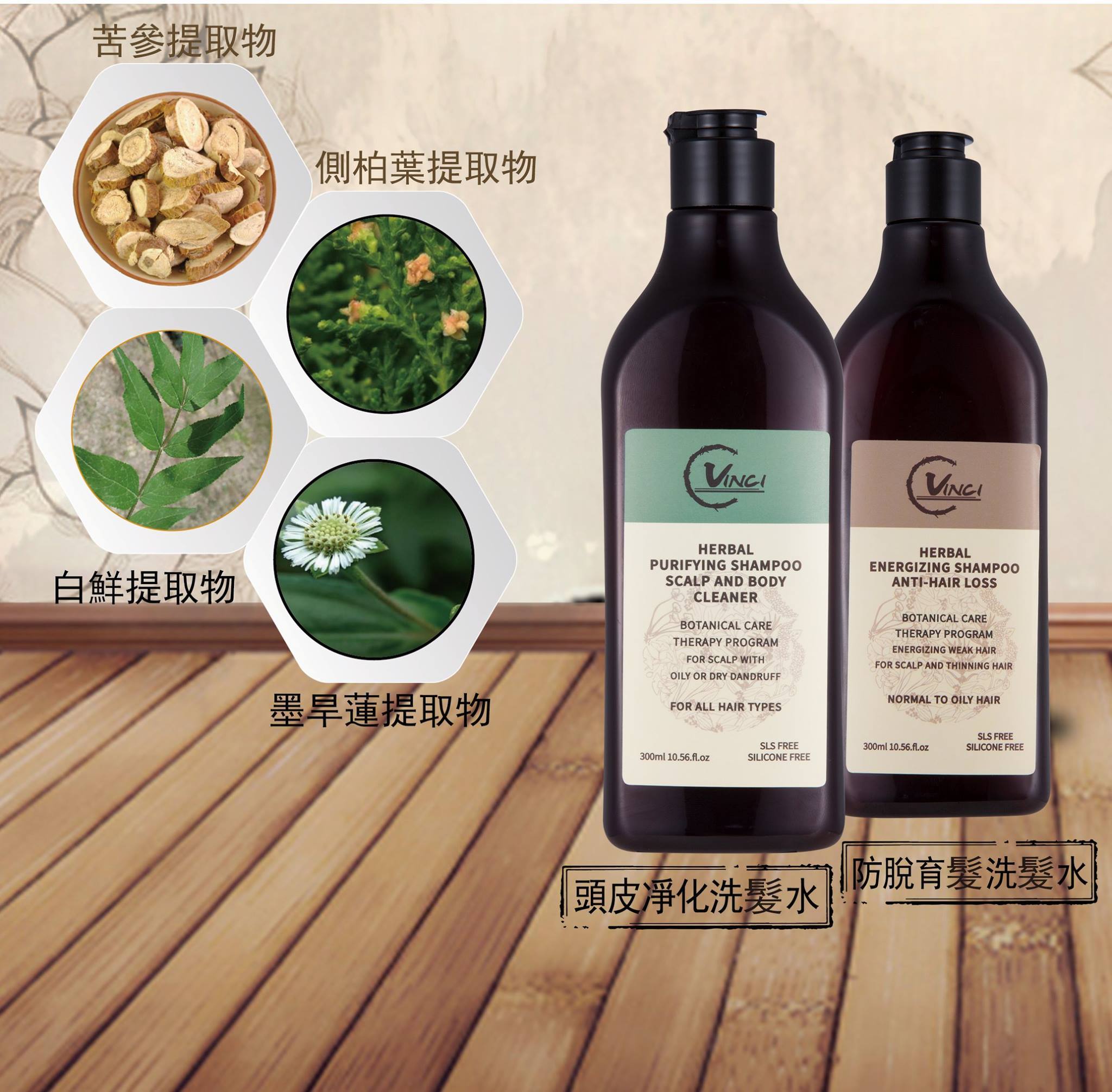 Vinci Herbal Energizing Shampoo Anti-Hair Loss 300ml