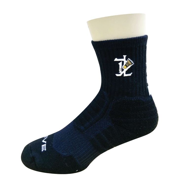 DLIVE 刺繡機能1/2襪 - 羽球款 (共2色)