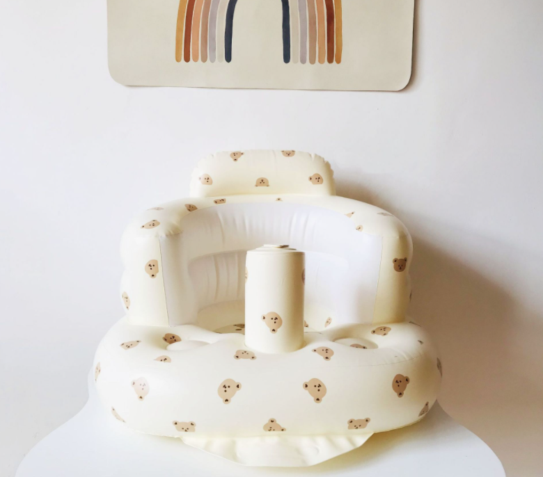 韓國寶寶學坐充氣沙發