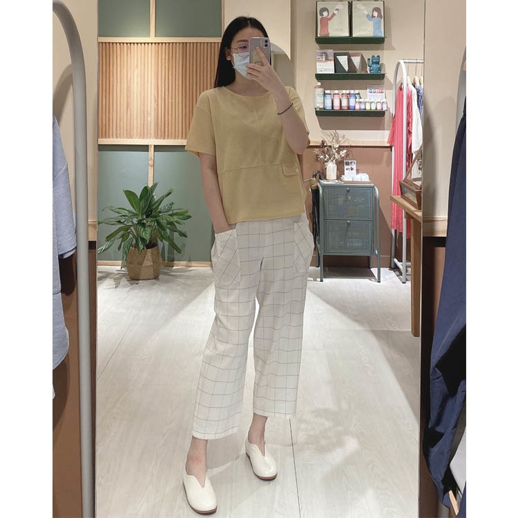 小口袋餅乾上衣-檸檬