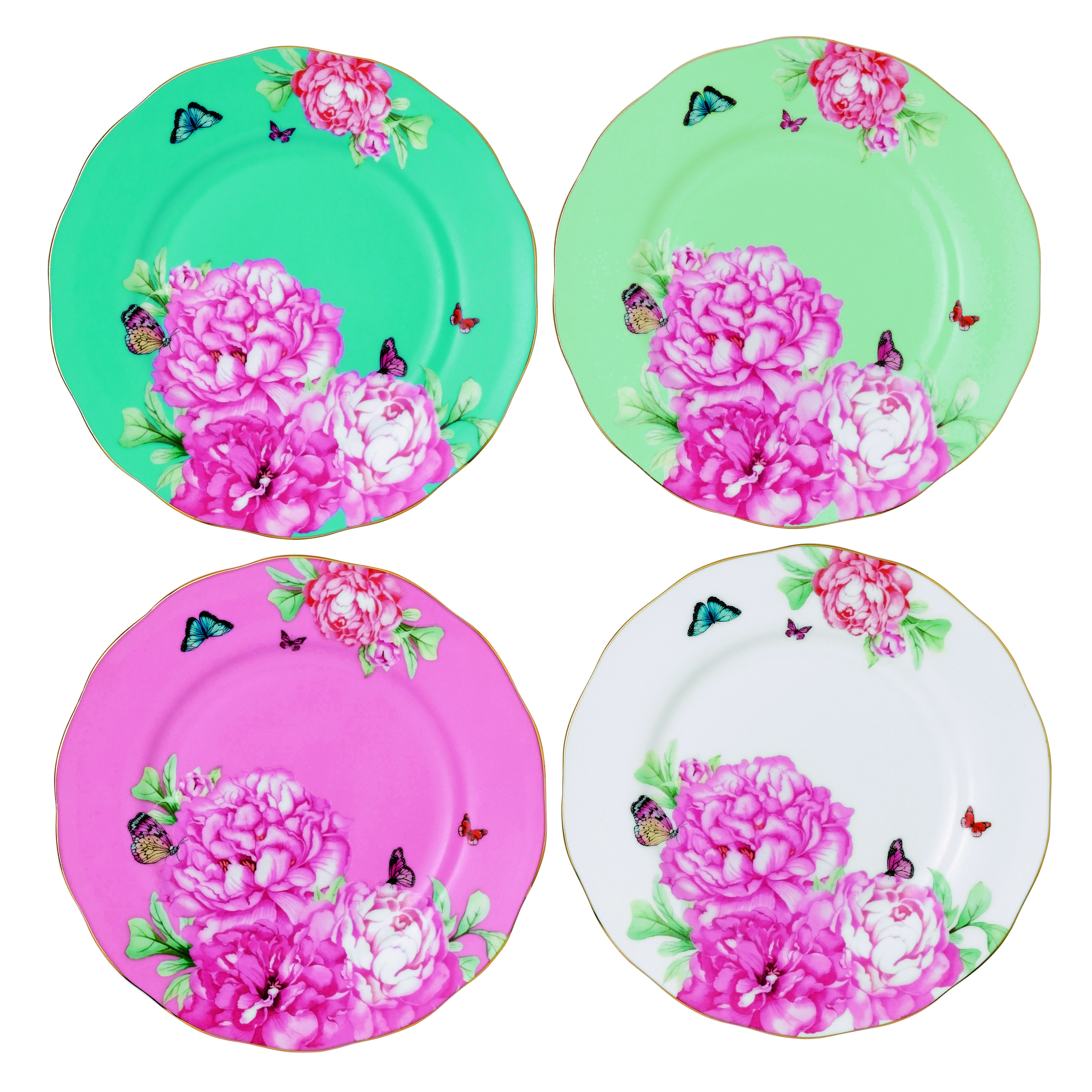 Royal Albert Miranda Kerr Friendship Accent Plates, Set of 4