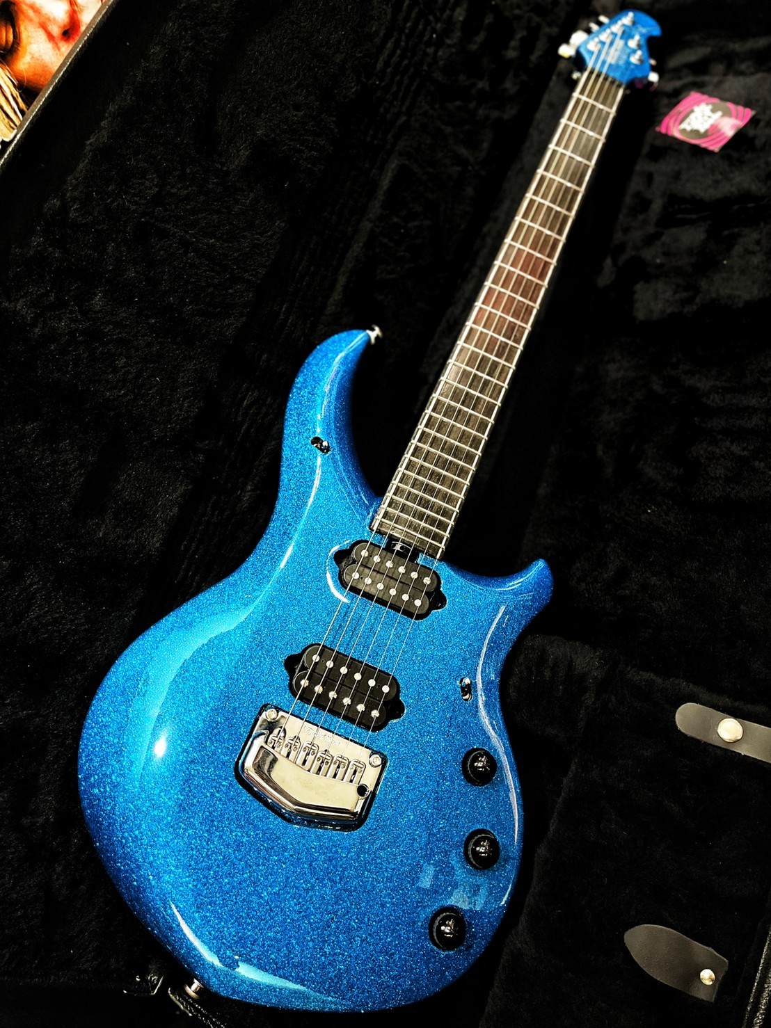 Ernie Ball Music Man BFR Majesty Marine Blue Sparkle