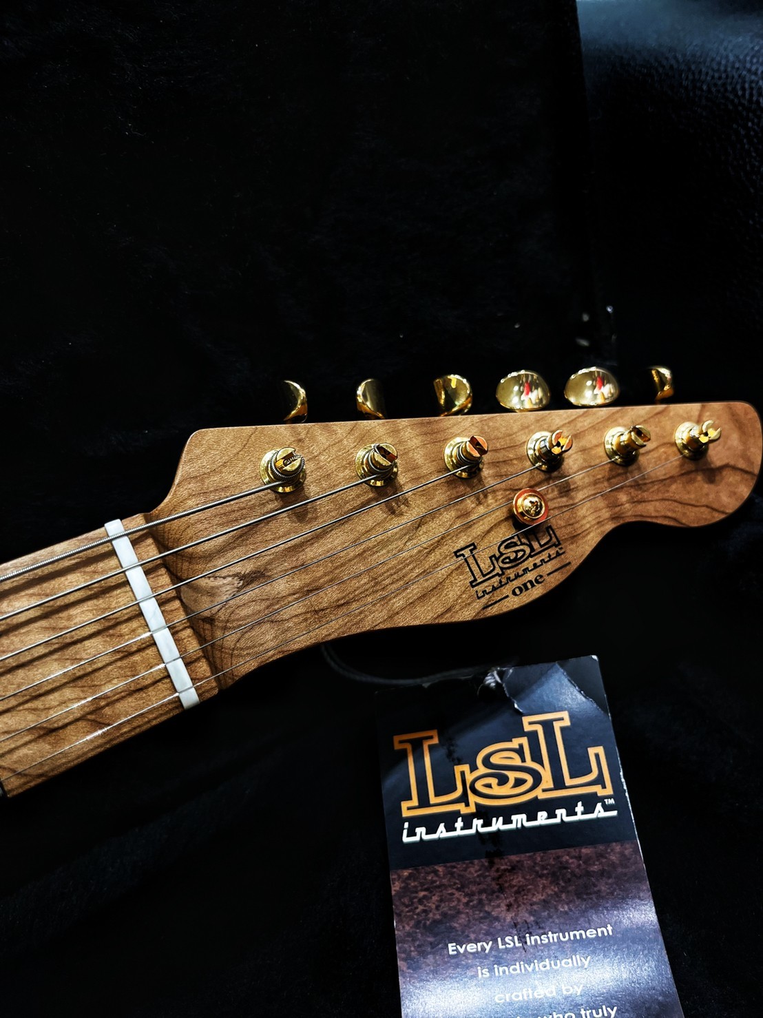 LSL 美國手工製 電吉他 頂級訂製款 限量 銷光黑金 無量產 附硬盒