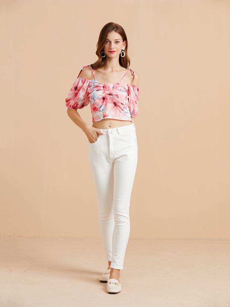 Floral Chiffon Top