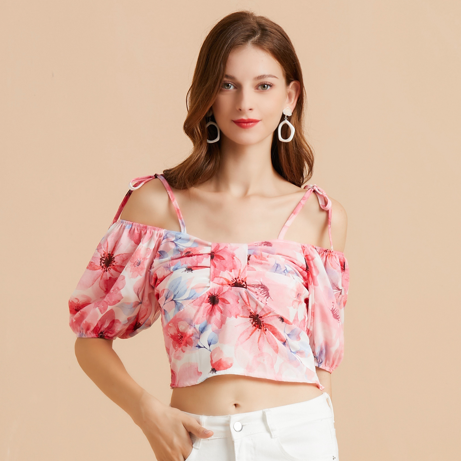 Floral Chiffon Top