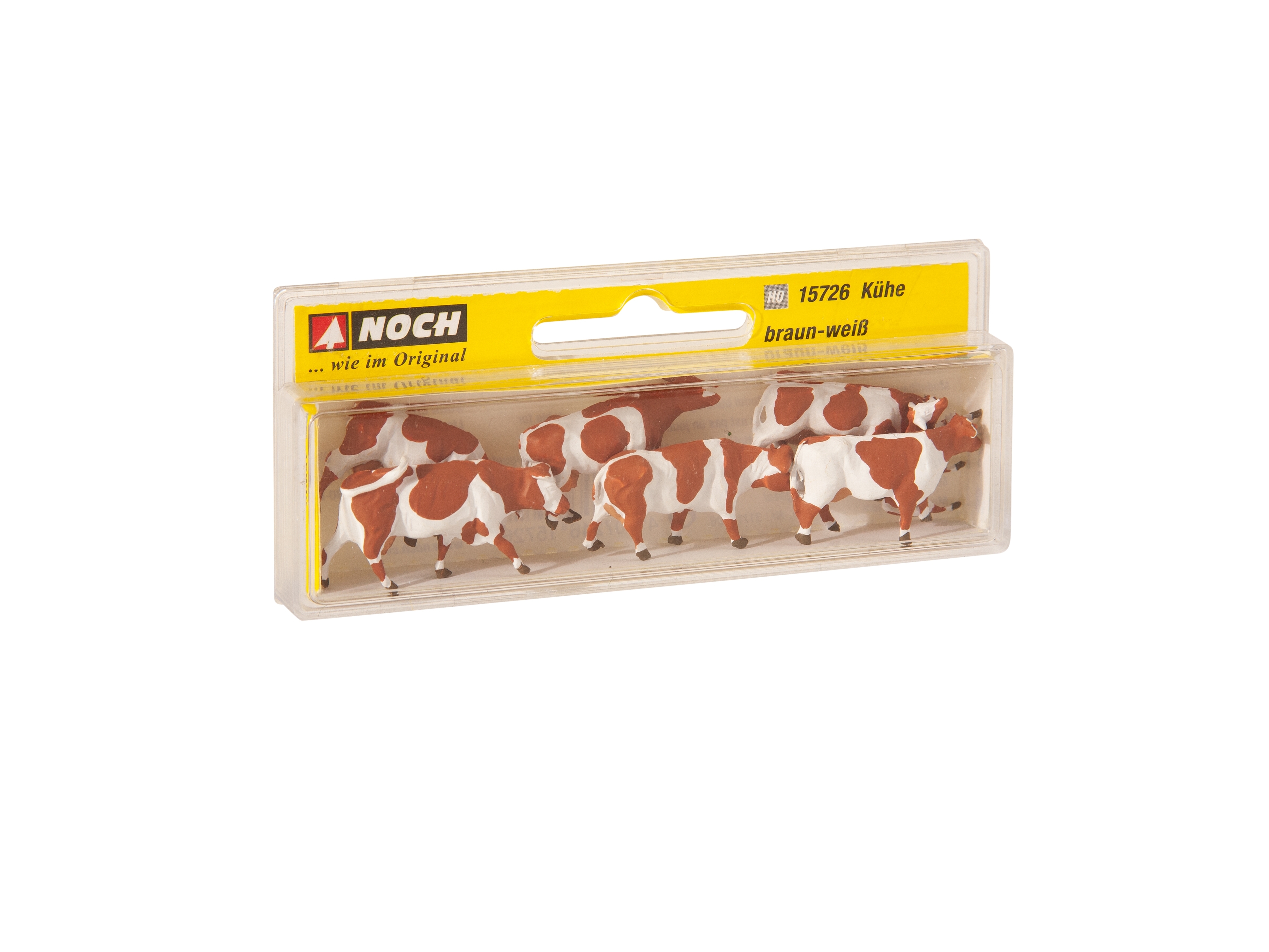 Noch 15726 HO scale, cows brown-white