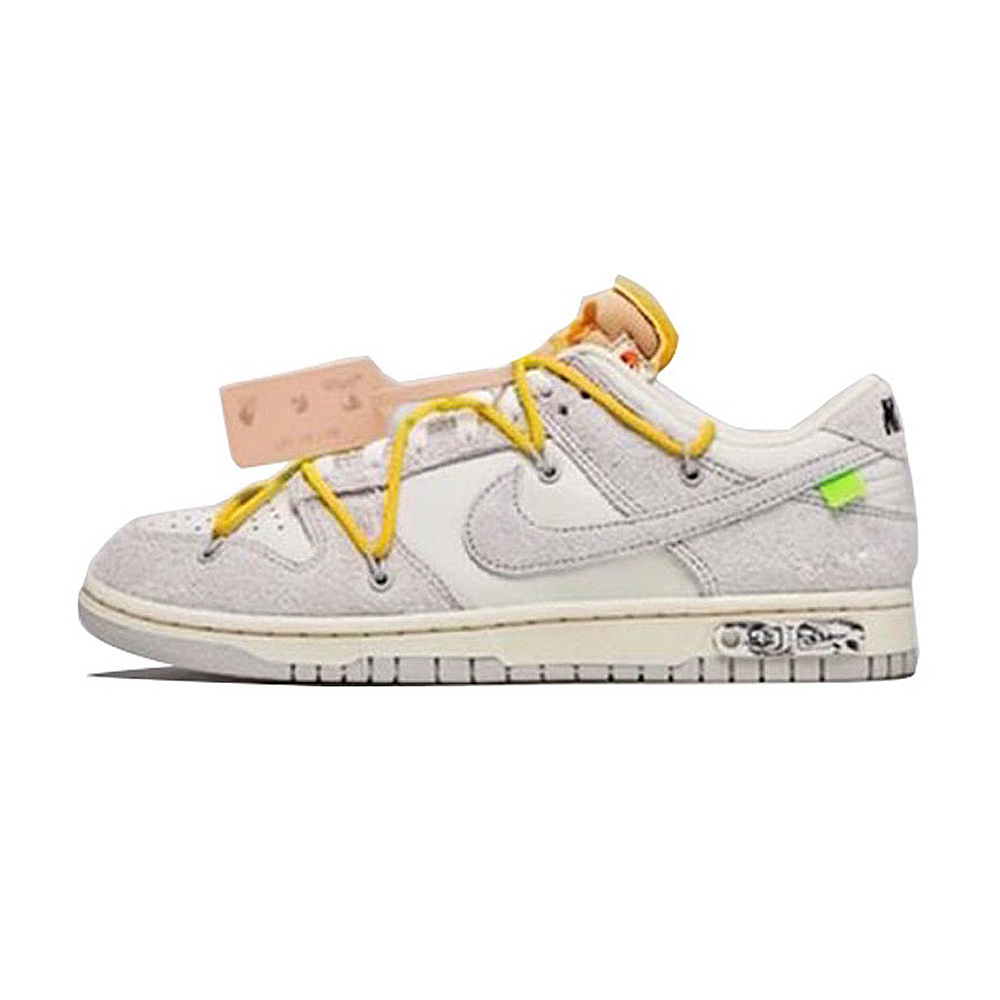 代購Nike dunk off white the50 灰淺藍麂皮聯名休閒鞋DJ0950-109