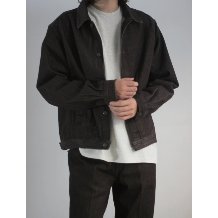 AURALEE - Washed Hard Twist Denim Blouson