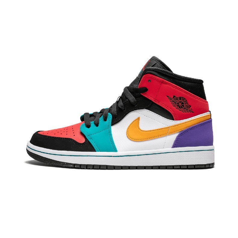 -(A1c)-AIR JORDAN 1 RETRO MID "MUTI-COLOR" - 554724 125
