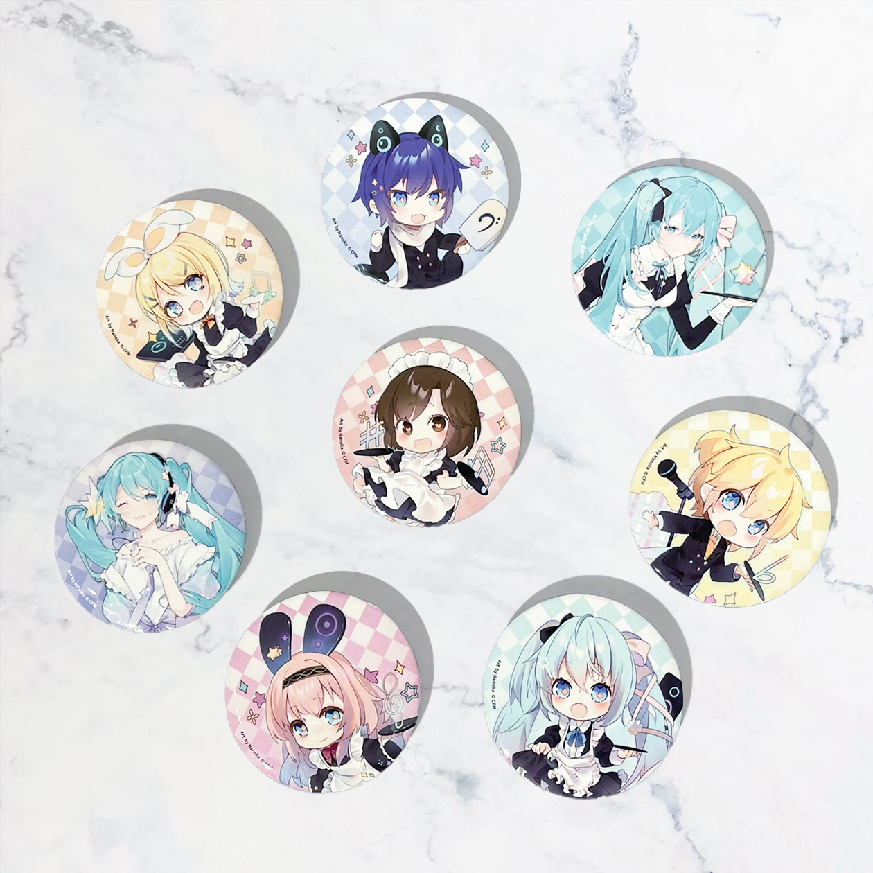 初音未來 DS 2021 台灣活動限定-胸章(八款)