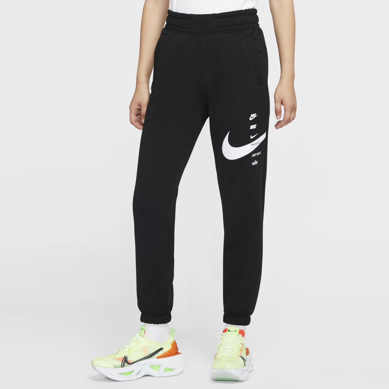 NIKE AS W NSW SWSH PANT FLC BB 女款 休閒長褲 棉褲 CU5632-011 [EW]