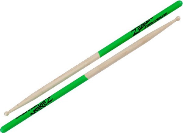 Zildjian S7AMG SUPER 7A 胡桃木 綠色防滑鼓棒