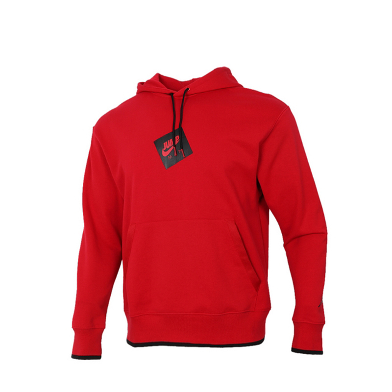 Nike  AS M J JMC FLC PO 紅 帽踢 男款 帽Ｔ CV2245-687 [EW]