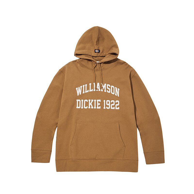 Dickies Big Logo College Raised Hoodie Brown 1922 學院帽踢 DSQ3UTHT435BR [EW]
